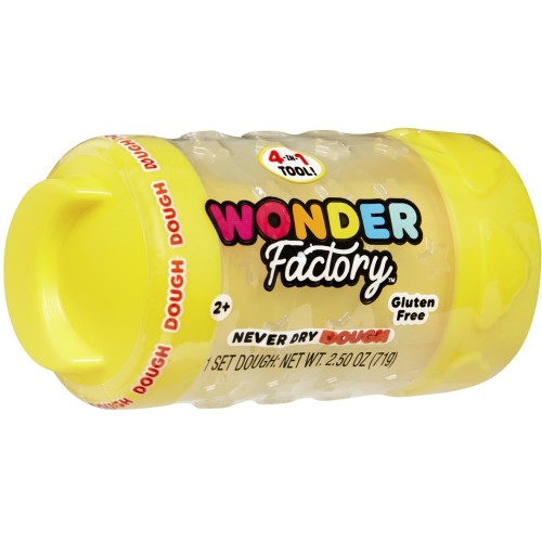 MGA Entertainment Wonder Factory Never Dry Dough Singles - Yellow 595120 / 5 035051594970