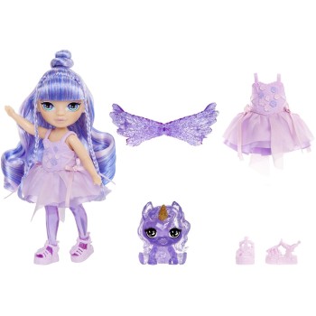 MGA Entertainment Rainbow High Littles Rainbow Fantasy Fairies Doll- Amethyst purple for PDQ 543435-X2EUC 035051543435