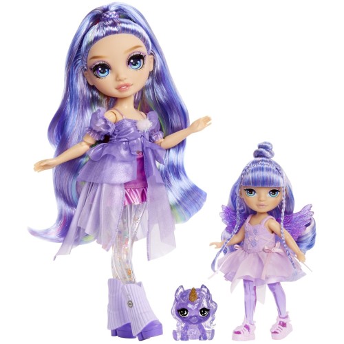 MGA Entertainment Rainbow High Littles Rainbow Fantasy Fairies Doll- Amethyst purple for PDQ 543435-X2EUC 035051543435