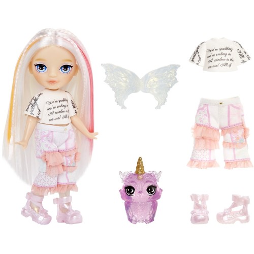 MGA Entertainment Rainbow High Littles Rainbow Fantasy Fairies Doll- Opal Rainbow for PDQ 543442-X2EUC 035051543442