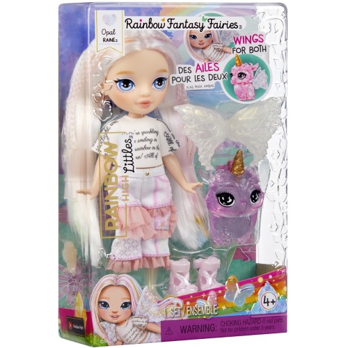 MGA Entertainment Rainbow High Littles Rainbow Fantasy Fairies Doll- Opal Rainbow for PDQ 543442-X2EUC 035051543442