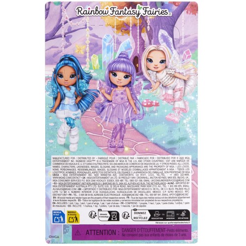 MGA Entertainment Rainbow High Littles Rainbow Fantasy FairiesDoll- Sapphire blue for PDQ 543428-X2EUC 035051543428