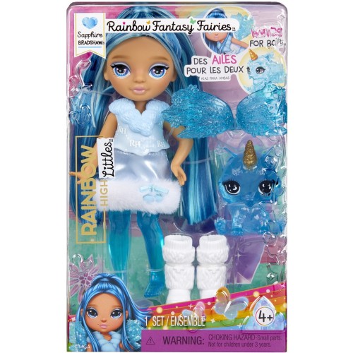 MGA Entertainment Rainbow High Littles Rainbow Fantasy FairiesDoll- Sapphire blue for PDQ 543428-X2EUC 035051543428