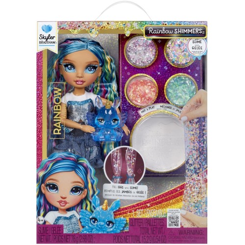 MGA Entertainment Rainbow High SHIMMERS κούκλα ΜΟΔΑΣ and slime - SKYLER 122418-EU 035051122418