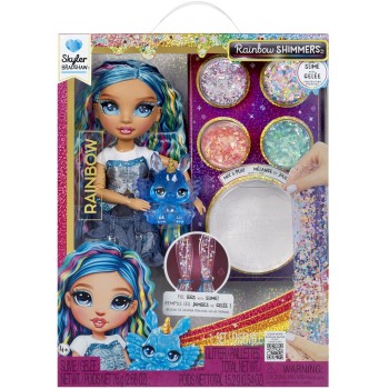 MGA Entertainment Rainbow High SHIMMERS κούκλα ΜΟΔΑΣ and slime - SKYLER 122418-EU 035051122418