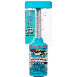 MGA Entertainment Wonder Factory Never Dry Dough Extruder - Teal 532262-EUC 035051532262