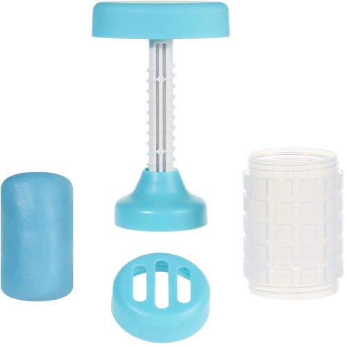 MGA Entertainment Wonder Factory Never Dry Dough Extruder - Teal 532262-EUC 035051532262