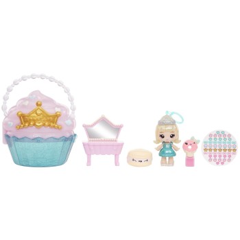 MGA Entertainment Yummiland Beauty Bag Playset + Lip Gloss Doll - cupcake Beauty Bag 546719-EUC 035051546733
