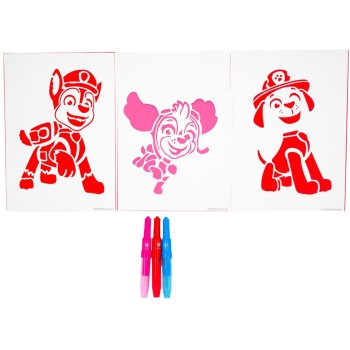 canenco Paw Patrol Σετ Αερογράφοι Σε Α4 Χαρτί PW23363 8719668012912