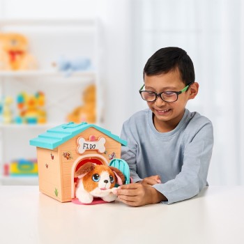 Little Tikes Little Live Pets Κουταβόσπιτο Μίνι Ροζ Σπίτι / Μωβ Στέγη 26616A 630996266175