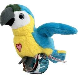 Jap Happy Yappers Plush Slap Band Animals- Blue Parrot  840060295936