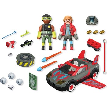 Playmobil Superheroes Roleplay Hero With Vehicle 71832 4008789718327