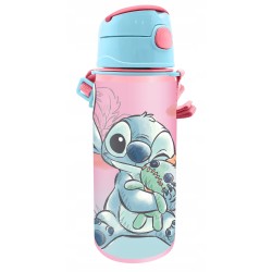 kids licensing Disney Stitch Aluminium Water Bottle With Handle 600Ml Stitch ST00055 8435507885294