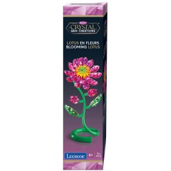 Lexibook Cra-z-art Crystal Gem Single Lotus Bouquet Σετ Κατασκευής Λωτού με Διακοσμητικά Αυτοκόλλητα 6+ Ετών, 1+ Παίκτες 35.CRSS