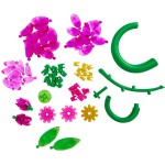 Lexibook cra-z-art  gem single lotus bouquet set of lotus construction with 6+ years decorative stickers, 1+ players 35.CRSS61 3
