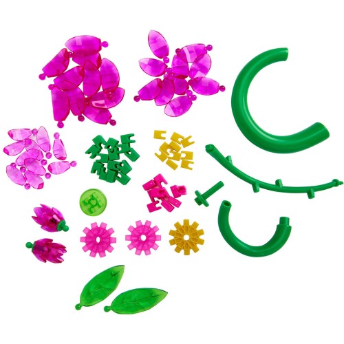Lexibook cra-z-art  gem single lotus bouquet set of lotus construction with 6+ years decorative stickers, 1+ players 35.CRSS61 3