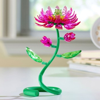 Lexibook Cra-z-art Crystal Gem Single Lotus Bouquet Σετ Κατασκευής Λωτού με Διακοσμητικά Αυτοκόλλητα 6+ Ετών, 1+ Παίκτες 35.CRSS
