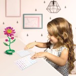 Lexibook Cra-z-art Crystal Gem Single Lotus Bouquet Σετ Κατασκευής Λωτού με Διακοσμητικά Αυτοκόλλητα 6+ Ετών, 1+ Παίκτες 35.CRSS