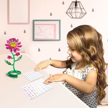 Lexibook Cra-z-art Crystal Gem Single Lotus Bouquet Σετ Κατασκευής Λωτού με Διακοσμητικά Αυτοκόλλητα 6+ Ετών, 1+ Παίκτες 35.CRSS
