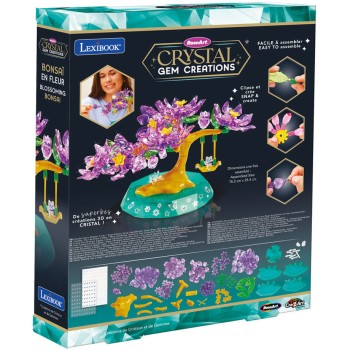 Lexibook cra-z-art  gem blossoming bonsai construction of  bonzai tree 8+ years, 1+ players 35.CRSS58 3380743114590