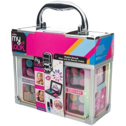 Lexibook Cra-z-art Βαλιτσάκι Glam and Go Βαλιτσάκι Μακιγιάζ με Σκιές, Κραγιόν, Βερνίκια και Αυτοκόλλητα Νυχιών 8+ Ετών, 1+ Παίκτ