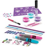 Lexibook Cra-z-art 3 in 1 Ultimate Glitter Beauty Set The Ultimate gum Hair Decoration set With Glitter and Gems!8+ Years Old, 1