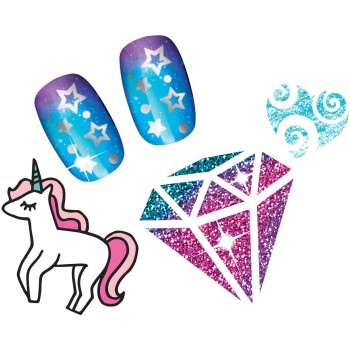Lexibook Cra-z-art 3 in 1 Ultimate Glitter Beauty Set The Ultimate gum Hair Decoration set With Glitter and Gems!8+ Years Old, 1