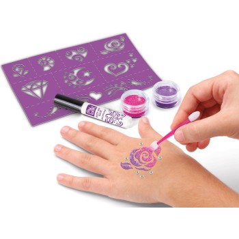 Lexibook Cra-z-art 3 in 1 Ultimate Glitter Beauty Set The Ultimate gum Hair Decoration set With Glitter and Gems!8+ Years Old, 1
