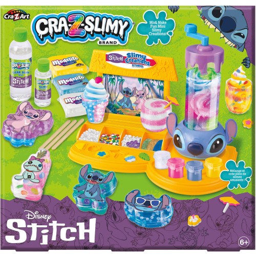 Lexibook Disney Stitch cra-z-art slimy stitch creations  set of creation 6+ years chlapatsas, 1+ players 35.CRSLIM51D 3380743112