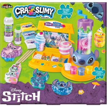 Lexibook Disney Stitch Cra-z-art Slimy Stitch Creations Studio Σετ Δημιουργίας Χλαπάτσας 6+ Ετών, 1+ Παίκτες 35.CRSLIM51D 338074