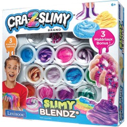 Lexibook Cra-z-art Slimy Blendz Kit 12 Ready Chlapers With Sequins, Foam and Beads 6+ Players, 1+ Players 35.CRSLIM4 33807431098