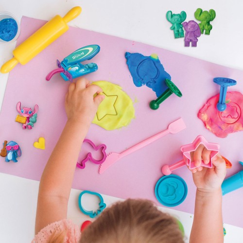 Lexibook Disney Stitch Plasticine Stitch-Figures Set With 3+ Year Old Character Creation Accessories, 1+ Players 35.CRDOUGH50D 3