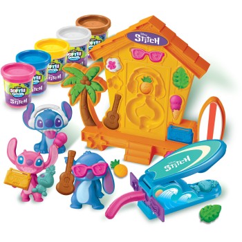 Lexibook Disney Stitch Plasticine Stitch-Figures Set With 3+ Year Old Character Creation Accessories, 1+ Players 35.CRDOUGH50D 3