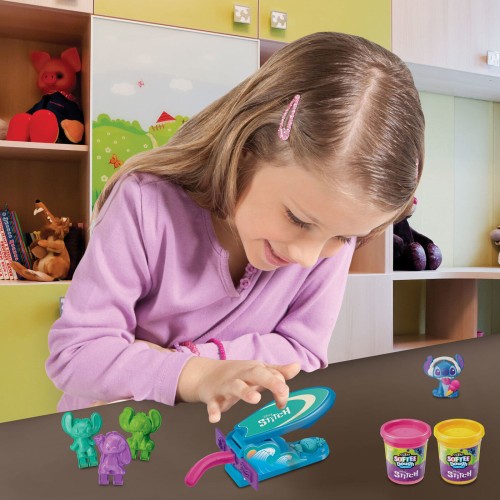 Lexibook Disney Stitch Cra-Z-Art Μαλακή Πλαστελίνη Stitch - Φιγούρες Σετ Με Αξεσουάρ Δημιουργίας Χαρακτήρων Stitch 3+ Ετών, 1+ Π