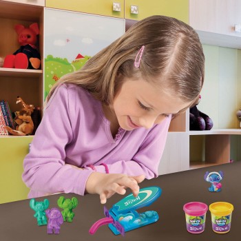Lexibook Disney Stitch Cra-Z-Art Μαλακή Πλαστελίνη Stitch - Φιγούρες Σετ Με Αξεσουάρ Δημιουργίας Χαρακτήρων Stitch 3+ Ετών, 1+ Π