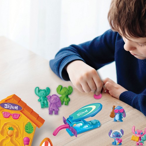 Lexibook Disney Stitch Plasticine Stitch-Figures Set With 3+ Year Old Character Creation Accessories, 1+ Players 35.CRDOUGH50D 3