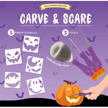 Legami halloween κιτ-carve & scare PCK0001 8052694040093