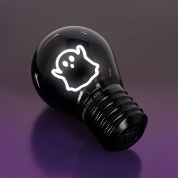 Legami Decorative Lightbulb-shaped Table Lamp - Ghost - Bulb Fiction ghost CLB0018 8052694039370