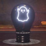 Legami Decorative Lightbulb-shaped Table Lamp - Ghost - Bulb Fiction ghost CLB0018 8052694039370