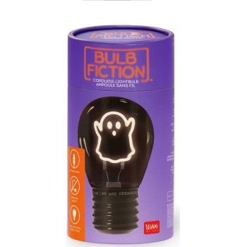 Legami Decorative Lightbulb-shaped Table Lamp - Ghost - Bulb Fiction ghost CLB0018 8052694039370
