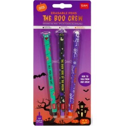 Legami Set of 3 Erasable Gel Pens - The Boo Crew the boo crew EPSET0013 8052694038014