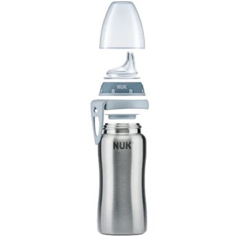 NUK Active Cup Παγούρι Ανοξείδωτο Ατσάλι 12M+ Σιέλ 215Ml 10255328 4008600251705