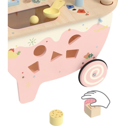 Classic World Wooden Trolley Ice Cream Parlor C50636 6927049056369