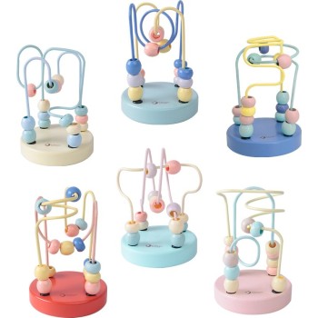 Classic World Ξύλινος Λαβύρινθος με Χάντρες Display 6τμχ C54143 6927049054143