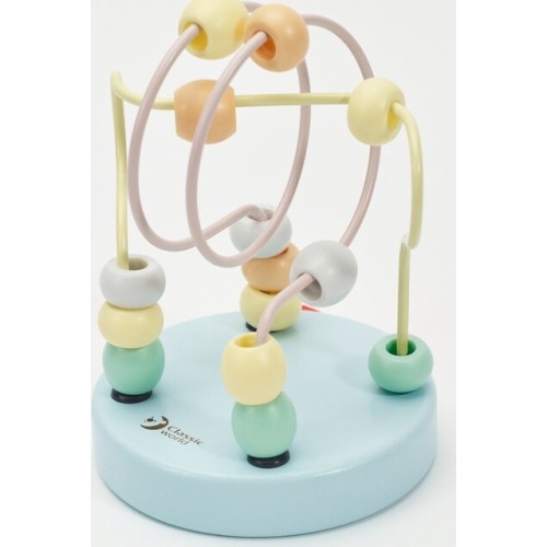Classic World Ξύλινος Λαβύρινθος με Χάντρες Display 6τμχ C54143 6927049054143