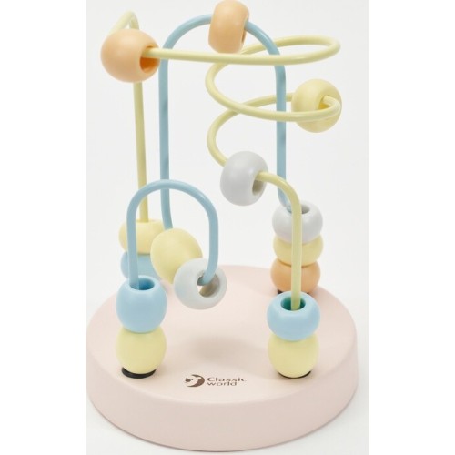 Classic World Ξύλινος Λαβύρινθος με Χάντρες Display 6τμχ C54143 6927049054143