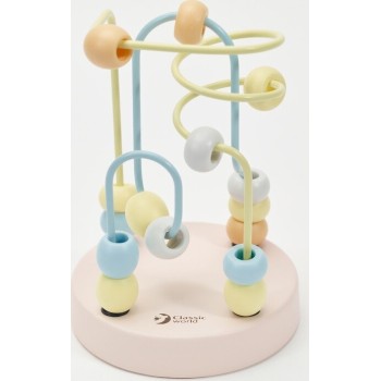 Classic World Ξύλινος Λαβύρινθος με Χάντρες Display 6τμχ C54143 6927049054143