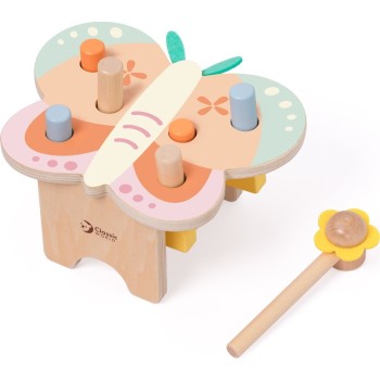 Classic World Butterfly Wooden Bench With Hammer C20269 6927049022692