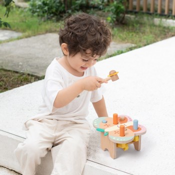 Classic World Butterfly Wooden Bench With Hammer C20269 6927049022692