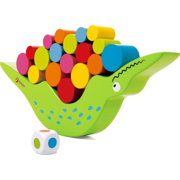 Classic World Wooden Crocodile Balance Toy C3523 6927049000034